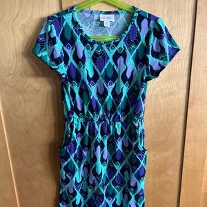 Disney Maleficent Lularoe Mae Dress with pockets & scoop neck